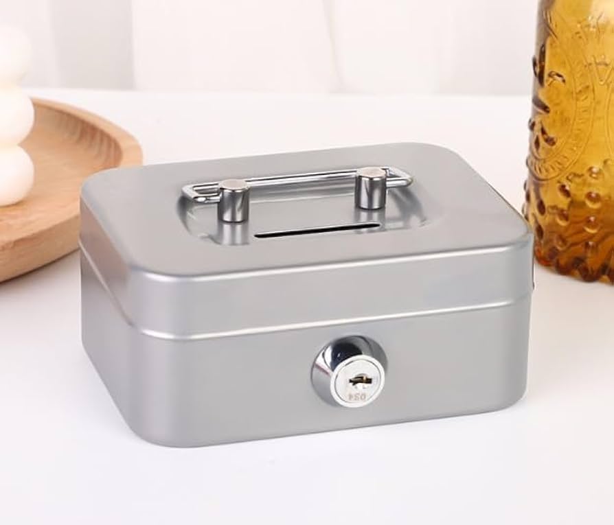 [専用出品]nori K Amazon.co.jp: まめあず工房 貯金箱金庫 鍵付き 小型金庫